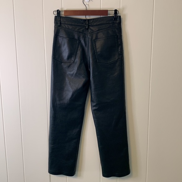 Wilfred Aritzia Melina Pants Faux Leather Size 4 - Picture 6 of 10